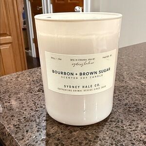 Brand new!! Sydney Hale Co. Bourbon + Brown Sugar Candle